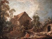 Francois Boucher Le Moulin oil on canvas